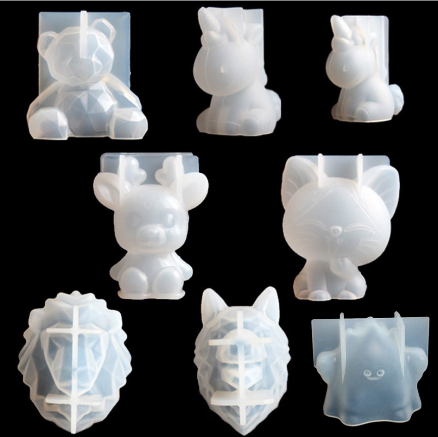 Candle Molds - Trong Suốt Kỳ Lân Ốp Nhựa