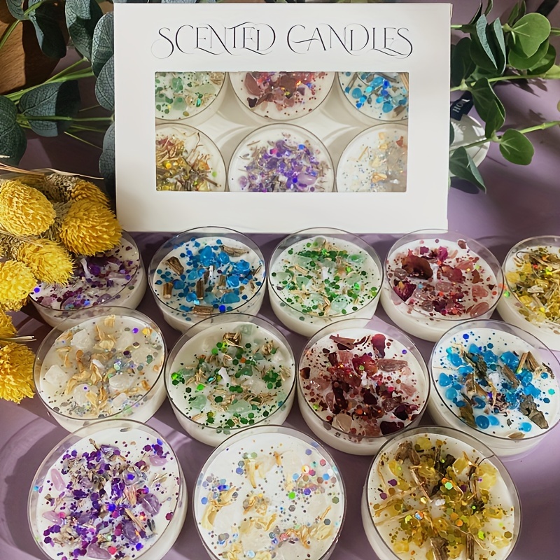 Candle Fragrance - Set of 6 Scented Candles Fragrance