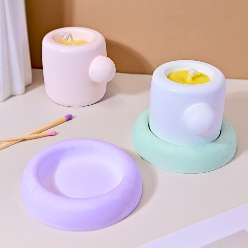 3D Mug With Coaster Silicone M - đánh giá và giá Candle Containers