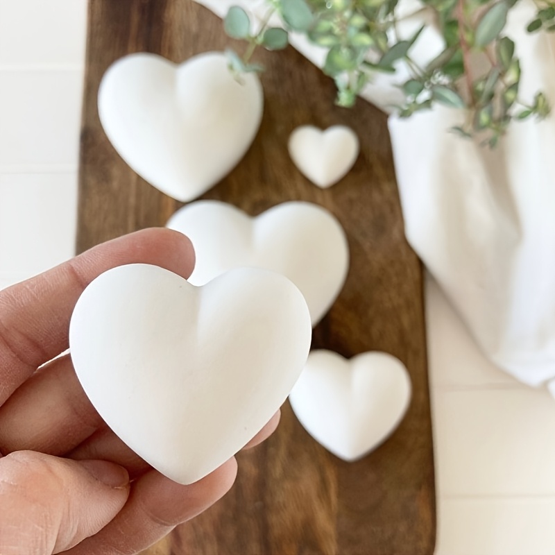 5pcs Heart-Shaped Gypsum Candl - đánh giá và giá Candle Molds