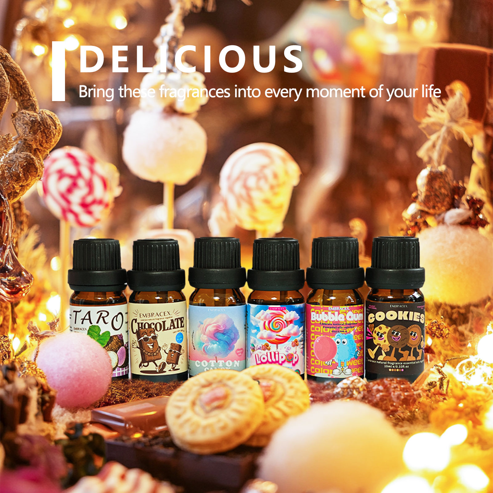 6PC/1Set Delicious Fragrance O - đánh giá và giá Candle Fragrance