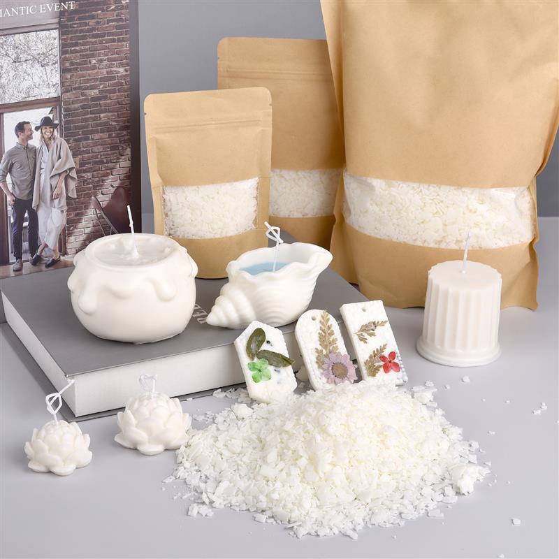 50-1000g Natural Pure Soy Wax  - đánh giá và giá Soy Wax