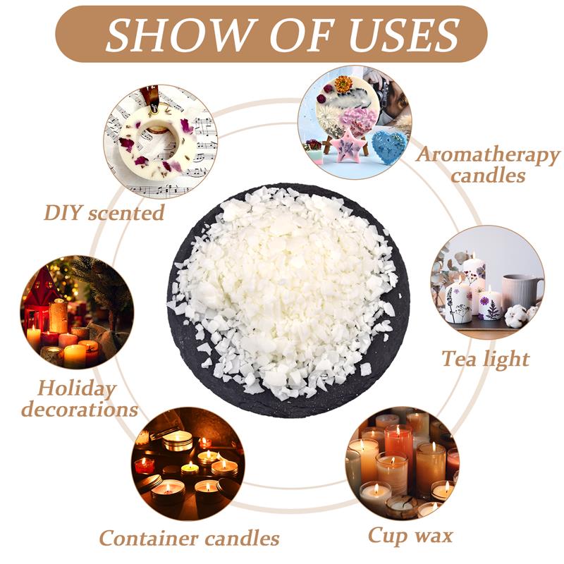 50-1000g Natural Pure Soy Wax  - đánh giá và giá Soy Wax