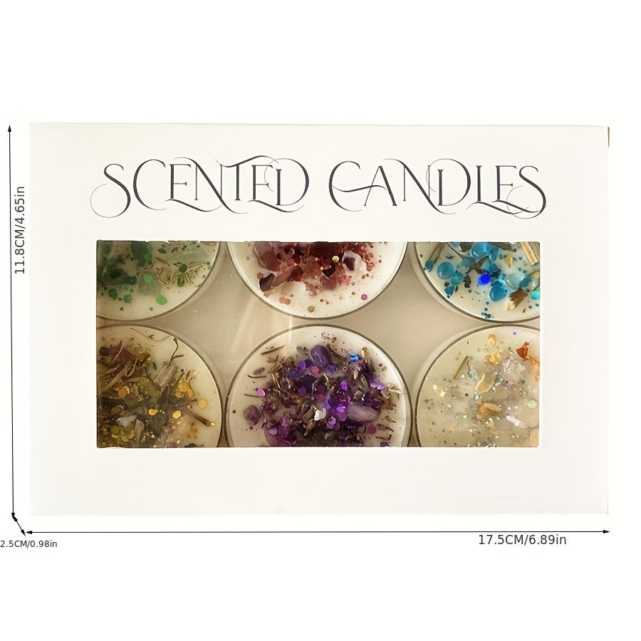 Set of 6 Scented Candles Fragr - đánh giá và giá Candle Fragrance