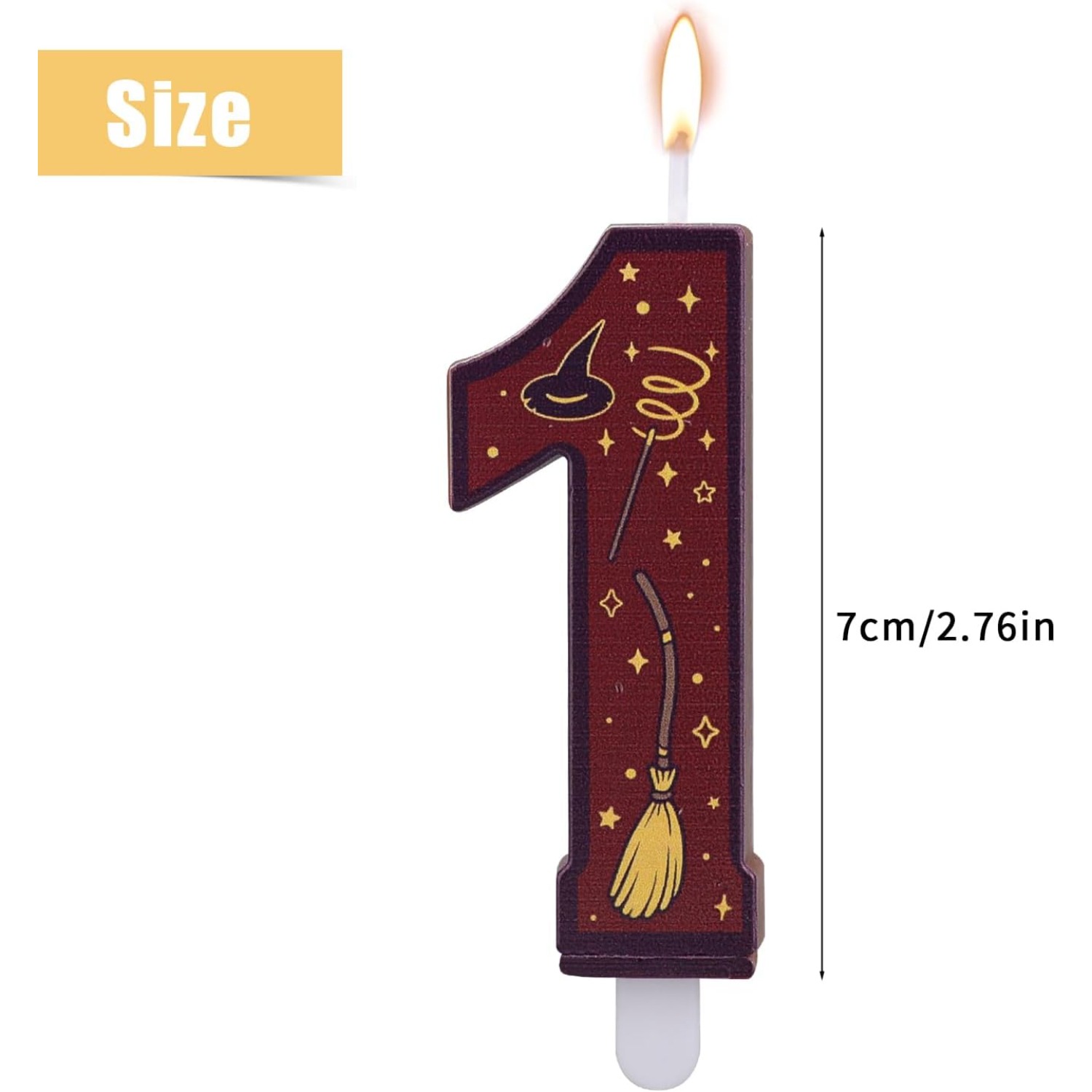 1 Set Number 0-9 Magical Theme - đánh giá và giá Silk Candle