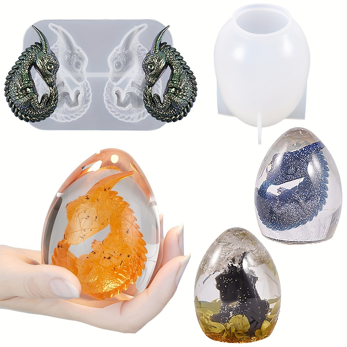 Silicone Dragon Egg Molds, 2-P - đánh giá và giá Candle Making Kit