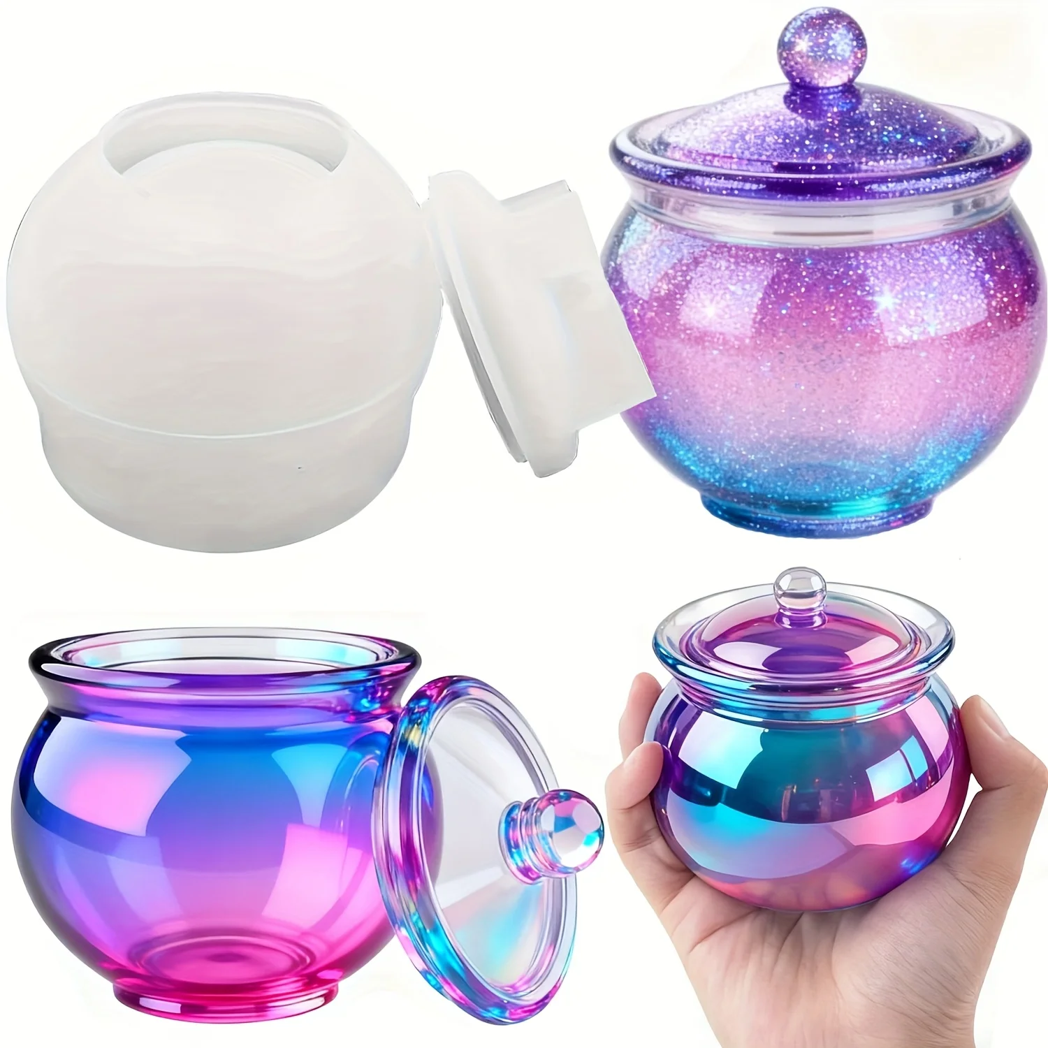 1 set of round resin can molds - đánh giá và giá Candle Molds